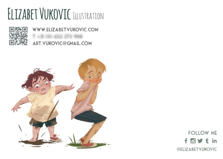 Postcard back: option number 1.