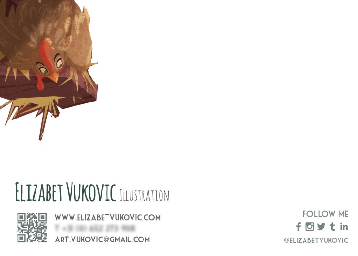 Postcard back: option number 2.