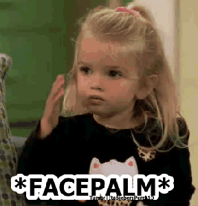 facepalm
