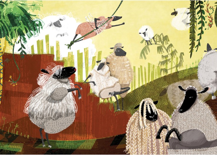 2015 Postcard Sheep Paradise_Front