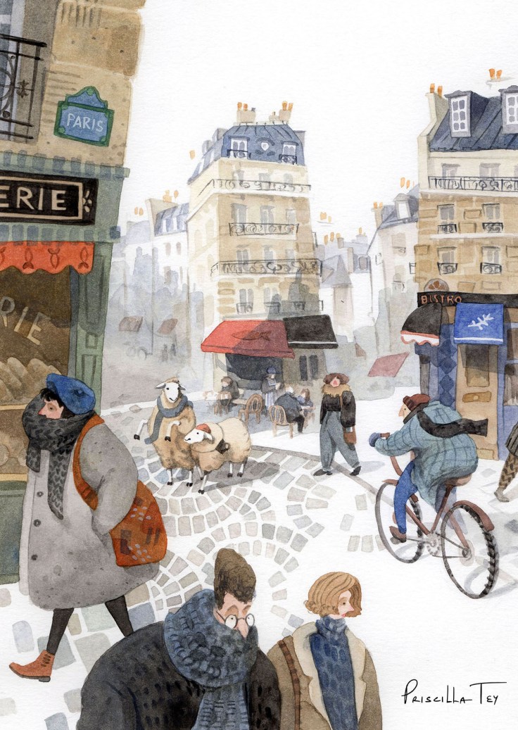 2018 Lost Sheep in Paris Postcard_Front